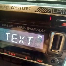 Autoraio Alpine CDE 113BT