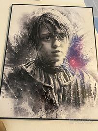Quadro Arya Stark Game of Thrones
