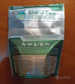 critical care per conigli/ erbivori