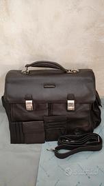 borsa da lavoro Piquadro marrone in pelle 