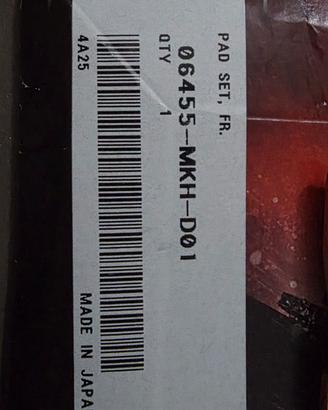 pasticche freno anteriore honda xadv 06455-MKH-D01