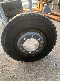 Ruote superelastiche 8-25-15 Continental 8 fori