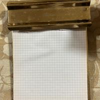 Porta blocco note in ottone