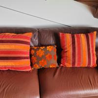 Divano cm. 250 Pelle Fiore