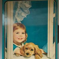 Scatola latta vuota Pane degli angeli. Anni 50/60