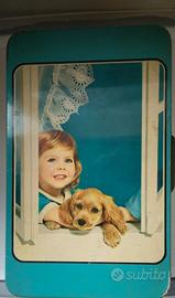 Scatola latta vuota Pane degli angeli. Anni 50/60