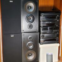 Kenwood Perla nera + piatto + casse Altec Lansing