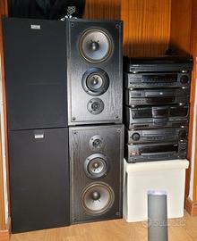 Kenwood Perla nera + piatto + casse Altec Lansing