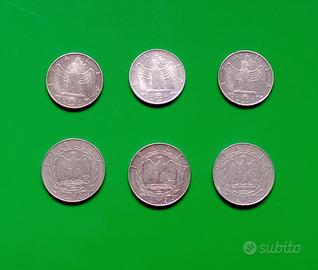 Monete 1 e 2 lire Impero Vittorio Emanuele III