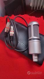 Audio-Technica AT2020 microfono condensatore + cav