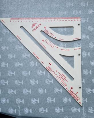 Righe sartoriali e curvilinee per sarta