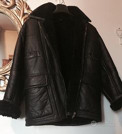 Unisex vero montone blu notte