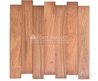 Parquet Doussié tradizionale massello sp. 14 mm