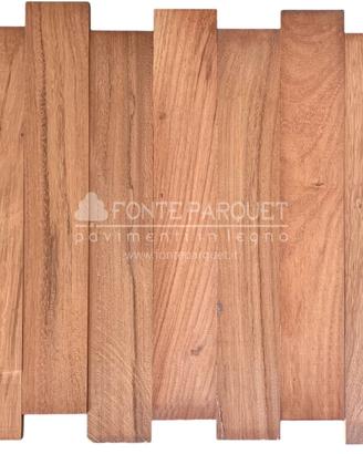 Parquet Doussié tradizionale massello sp. 14 mm