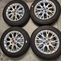 4 cerchi lega originali Fiat Punto Diametro 15