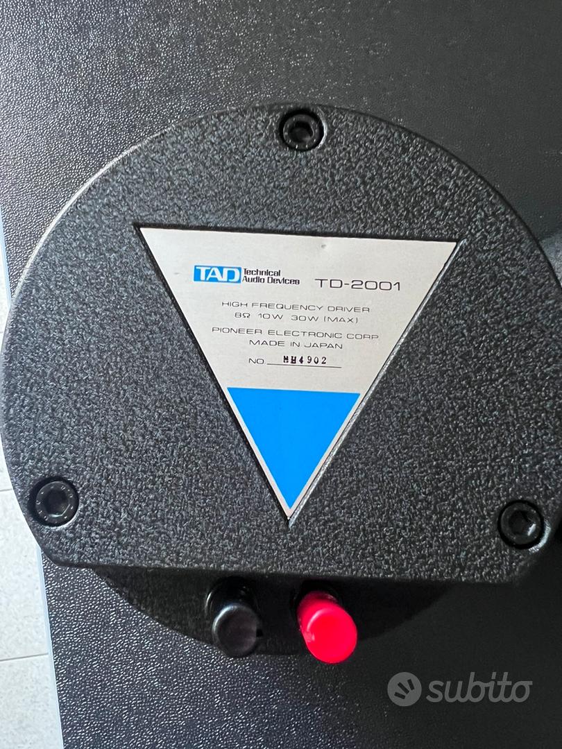 Paire de pilotes de compression au béryllium TAD TD-2001