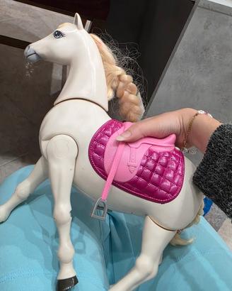 Grande Barbie Cavallo snodato Funzionante 