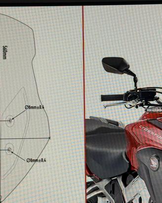 Cupolino alto Givi per Crossrunner