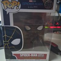 Funko pop spider man balck and gold suit