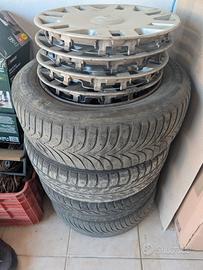 4 cerchi 175/65 R14 + copricerchi Citroën