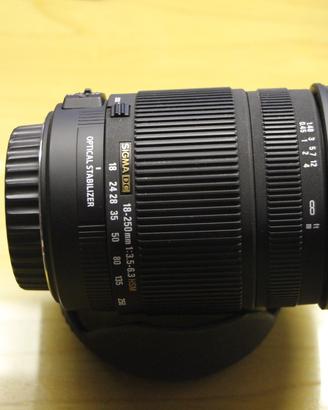 Sigma DC 18-250 mm 3,5-6,3 OS HSM CANON (Ricambi)
