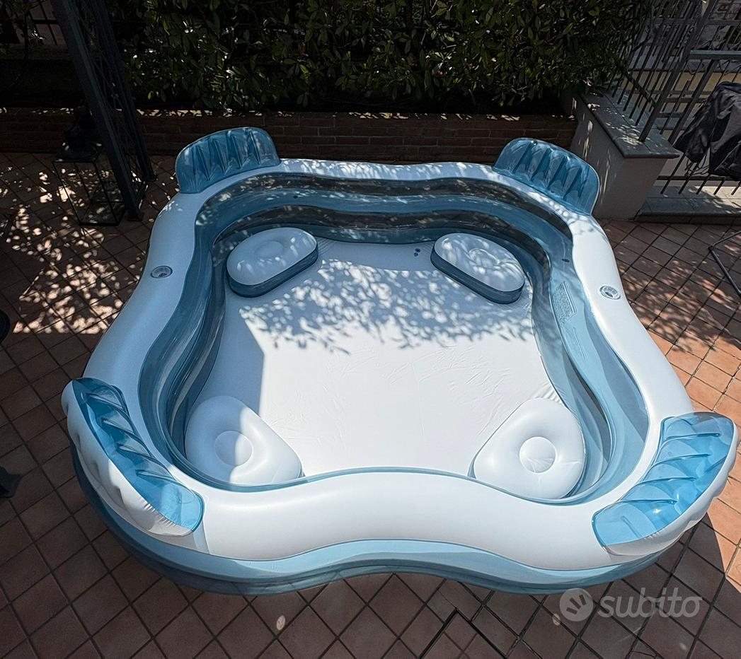 Piscina Gonfiabile Intex Swim Center Con Panca 57190EP-U-B (usata, Buone Condizioni)