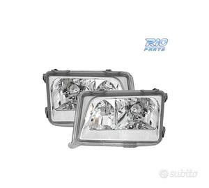 FARI MERCEDES CLASSE E W124 85-95 FONDO CROMATO
