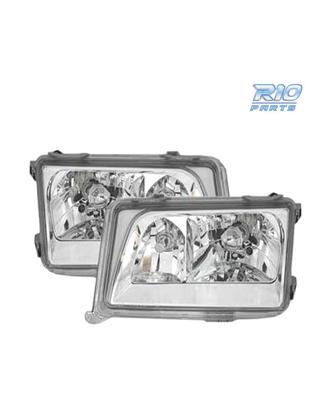 FARI MERCEDES CLASSE E W124 85-95 FONDO CROMATO