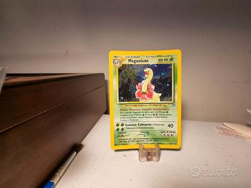 Carta Pokemon Meganium 11/111 Neo Genesis Rara Hol