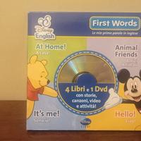 Disney English First words. 1 CD e 4 volumi