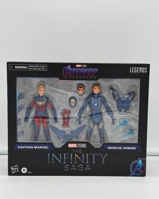 Marvel Legends Captain Marvel & Rescue Armor