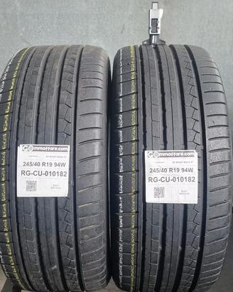 2 pneumatici dunlop 245/40 r19 94w CU182