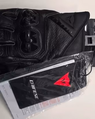 Guanti Dainese Blackshape pelle tg S/8 Omologa CE