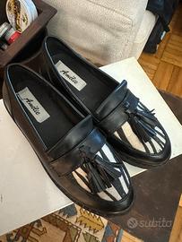 Mocassini con dettaglio animalier