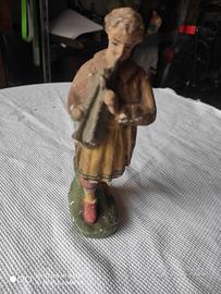 statuina pastore musico in gesso 800