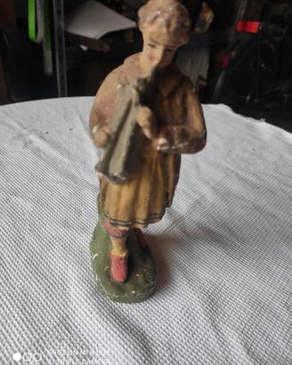 statuina pastore musico in gesso 800