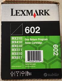 Toner originale Lexmark 602 – Nuovo, sigillato