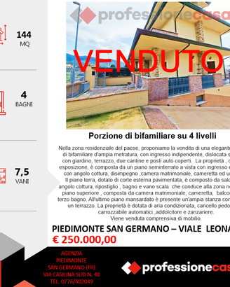 Porzione di bifamiliare con cortile