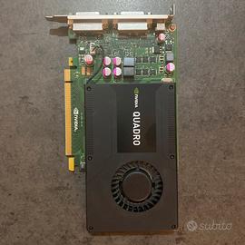 Scheda video NVIDIA QUADRO K2000D
