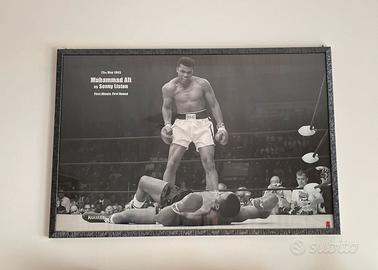 Quadro mohammad ali incorniciato