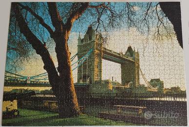 PUZZLE vintage 1000 pezzi TOWER BRIDGE Londra