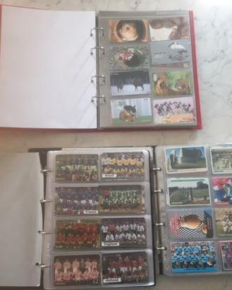 Lotto 3 album  con 556 schede telefoniche
