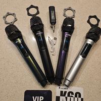 Set 4 microfoni TALOMEN wireless