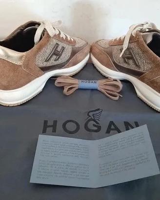 Sneakers Hogan Interactive H 3D beige/marrone n 36