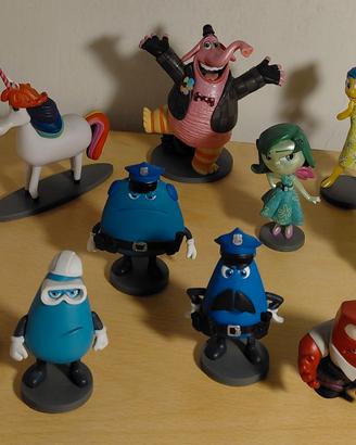 Set 10 Figure Inside Out Disney Originale