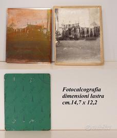 Vecchia lastra matrice fotocalcografia 11