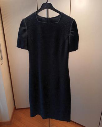 abito donna nero 100% lana - taglia 42/44