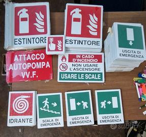 cartelli antincendio segnaletica