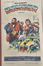 Locandina 33x70 film Bomber con Bud Spencer e Calà