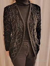 CARDIGAN VALENTINO NERO  CON PAILLETTE NUOVO